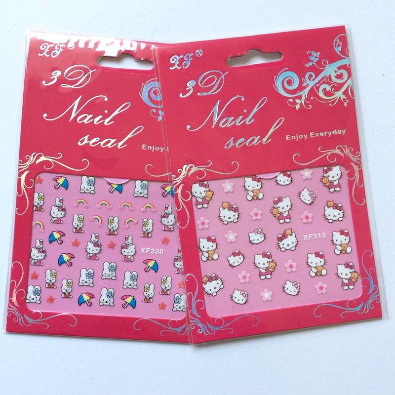 ÃÀ¼×ÌùÖ½¿É°®hellokittyÖ¸¼×ÌùÖ½ º«¹ú·ç3DÁ¢ÌåÃÀ¼×ÌùÖ½