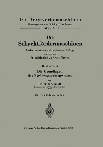 【预订】Die Schachtfordermaschinen: Erster T... 书籍/杂志/报纸 科普读物/自然科学/技术类原版书 原图主图