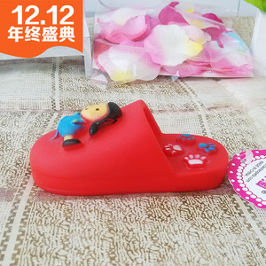 宠物用品玩具发声狗玩具橡胶可爱小拖鞋耐咬宠物狗狗磨牙玩具