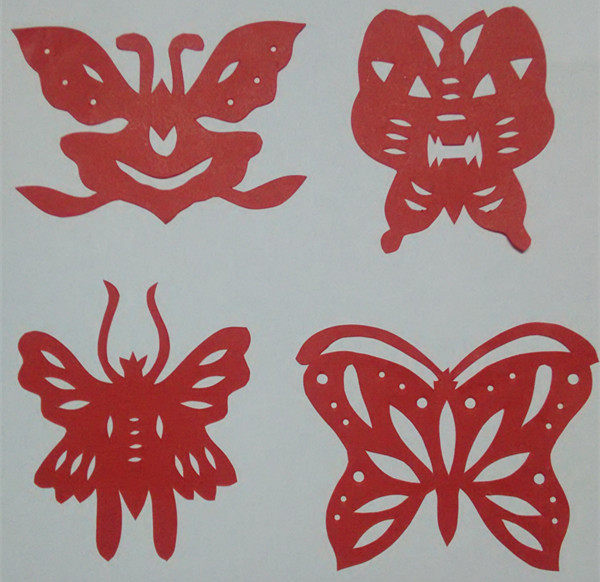 纯手工剪纸窗花ipaper蝴蝶王国动物 传统中国剪纸作品画外事礼品