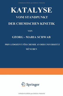 【预订】Katalyse Vom Standpunkt Der Chemisch...