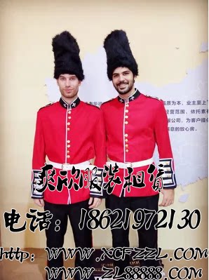 英国皇家卫队服出租 卫兵 王子 公主 皇家卫队 侍卫表演服装租赁