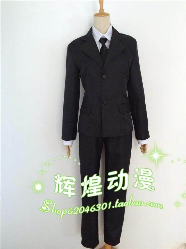 家庭教师  阿纲 狱寺 山本武 骸 云雀 万用黑色西装  工作服 现货
