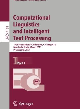 【预订】Computational Linguistics and Intell...