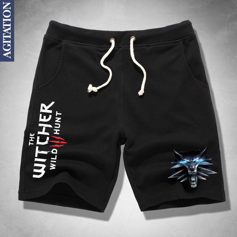 Agitation夏休闲短裤五分裤沙滩裤男学生青少年衣服巫师3PS4游戏在类目 男装, 休闲裤中 - 来自Buy2taobao.com提供专业的淘宝代购服务