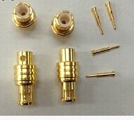 MCX-JB2射频通知连接器MCX公接SFT502 086 RG405半刚半柔高频线