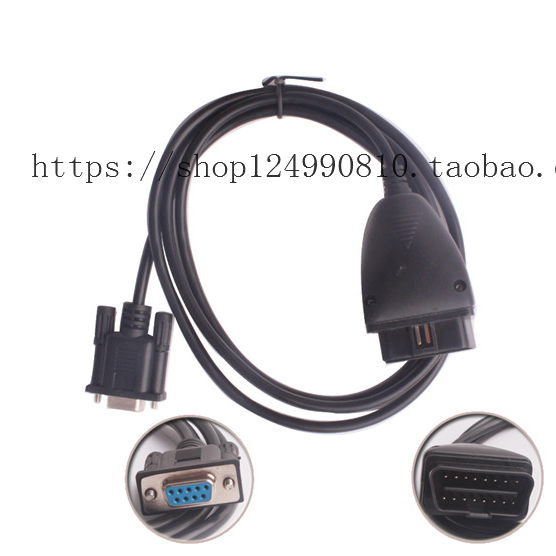 现货OBD2 16PIN TO DB9 RS232 Cable for Car Diagnostic Adapter