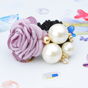 Ya na hair Korea flower hair band issuing Korean hair clip Pearl rope band head ornaments