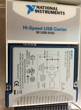 美国USB9162机箱配NI9213模块 电热偶16个接口高性能 有使用手册