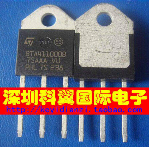 BTA411000大功率双向可控硅BTA41-1000B  直插TO-3P 直接拍下