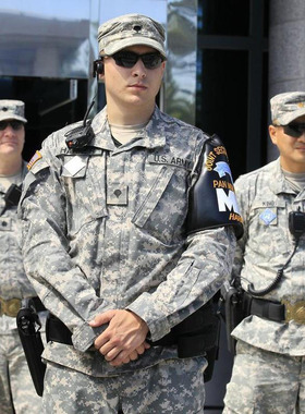 美国原品原版ACU帽子小兵帽 巡逻帽 防刮布军迷户外战术帽