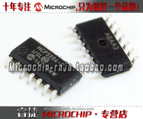 MCP3204-CI/SL SOP14 原装正品 Microchip微芯专营店 现货