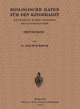 【预订】Biologische Daten Fur Den Kinderarzt...