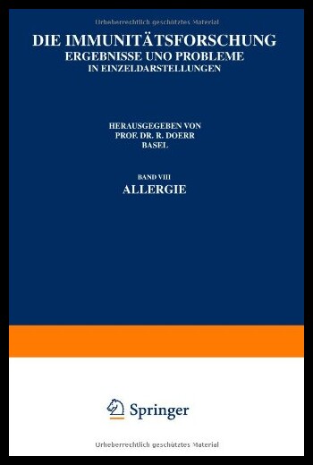 【预售】Die Immunitatsforschung: Ergebnisse Un