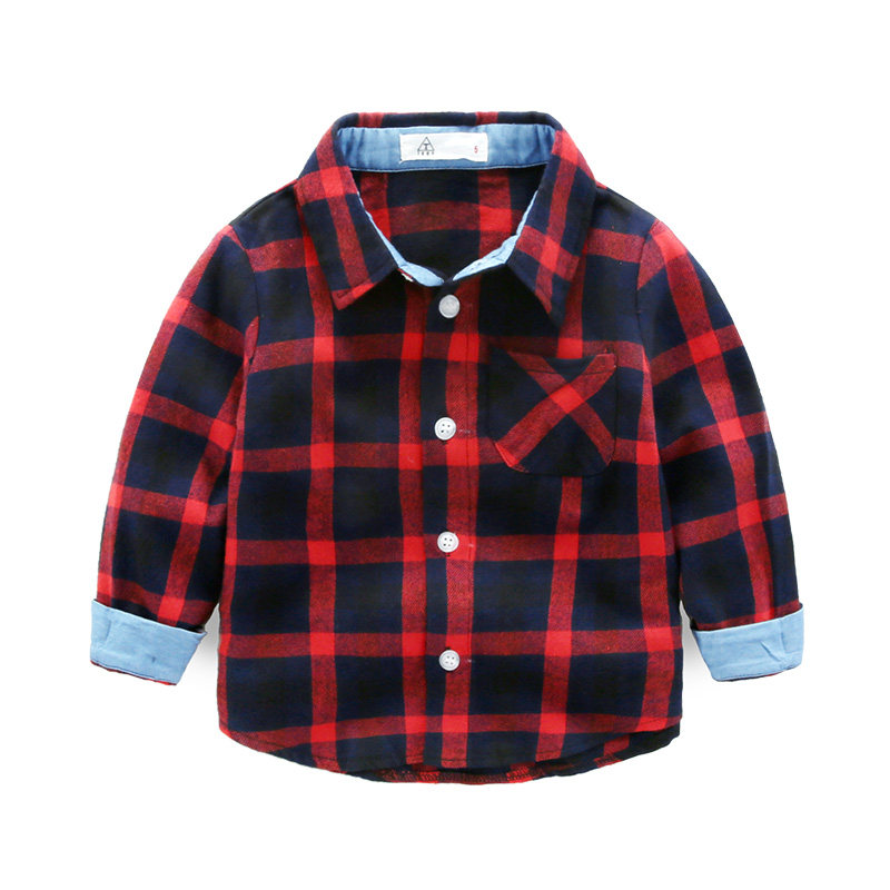 Chemise garcon à manche longue - Ref 2078489 Image 1