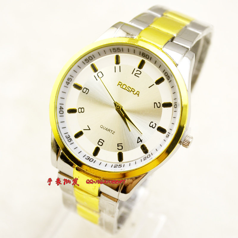 2019新款潮流时尚简约时尚休闲钢带男女手表情侣手表男腕表