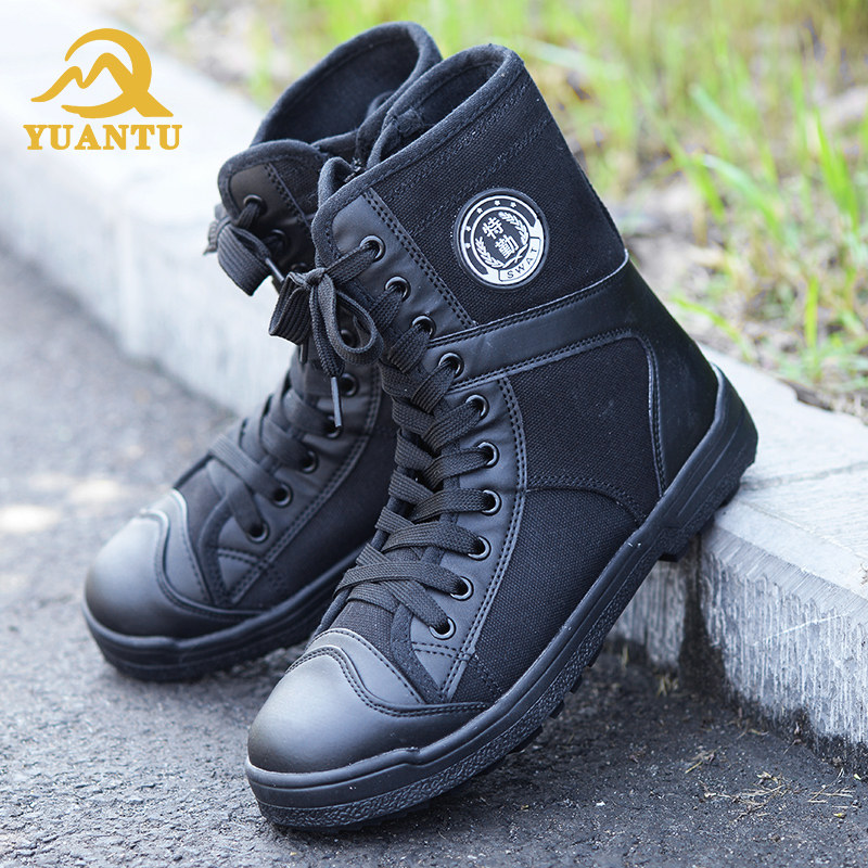 Bottes militaires en toile - porter - Ref 1400881 Image 1