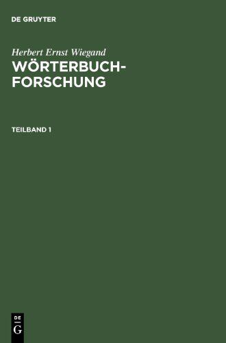 【预售】Herbert Ernst Wiegand: Worterbuchforschung. Te...