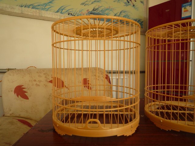 涿州张永华鸟笼鸟具 精品圆肩画眉素笼（不含竹抓）
