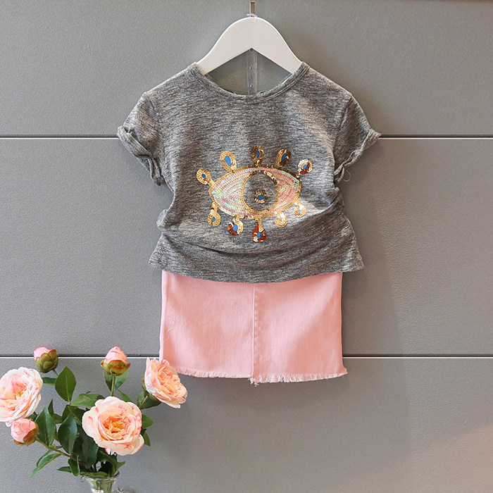 Jupe pour fille en mélange - Ref 2050529 Image 1