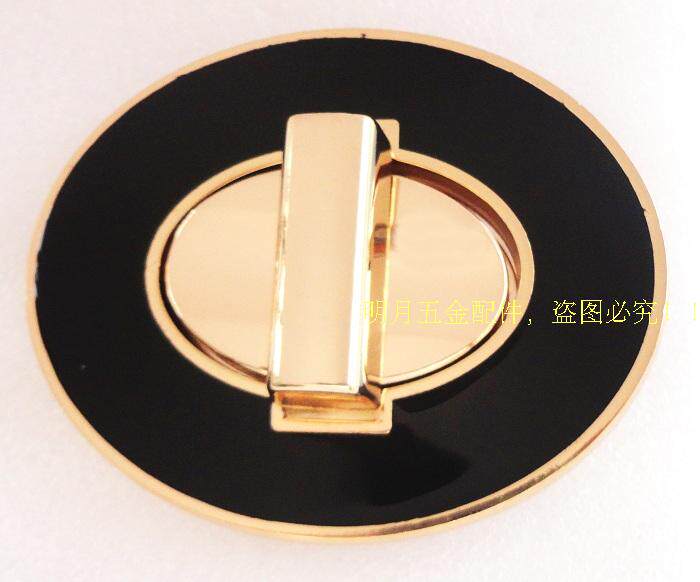 包包五金拧锁金属金色皮具椭圆