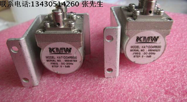 进口KMW DC-2GHz SMA 5dB 0.5dB步进/可调/手调衰减器可变衰减器