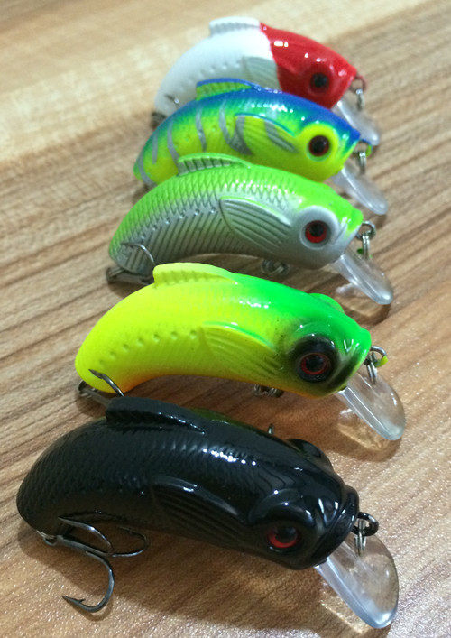 cc60幼兽魔鬼鱼DD60魔兽摇滚米诺假饵路亚饵小胖子5cm/7.5克