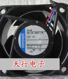 正品德国EBMPAPST6032 614JH TYP614JH DC24V 320mA 7.7W散热风扇
