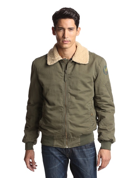 阿尔法工业抓绒飞行夹克