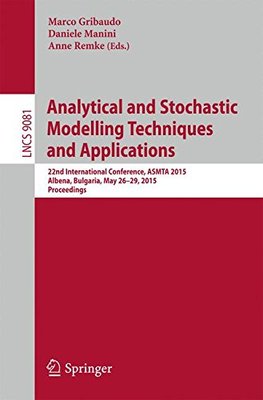 【预订】Analytical and Stochastic Modelling ...