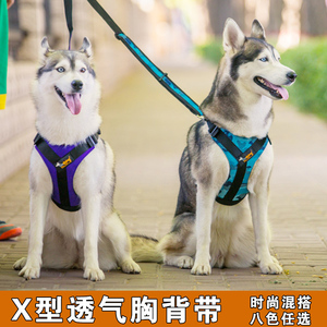 狗狗背带胸背带狗狗牵引绳狗带子宠物牵引绳泰迪牵引绳背心式狗绳