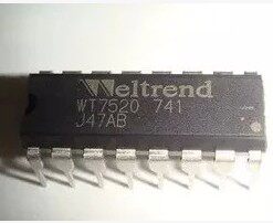 直插 WT7520 进口拆机电源管理IC芯片 DIP-16封装