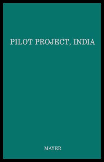 【预售】Pilot Project, India: The Story of Rural Developm