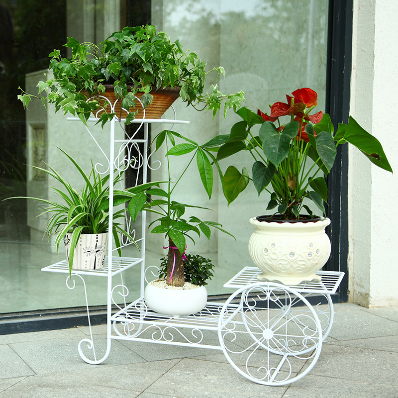 Купить wrought iron flower pots frame floor-living room balc.