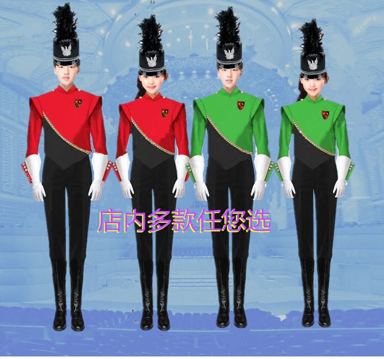 鼓号队儿童升旗手