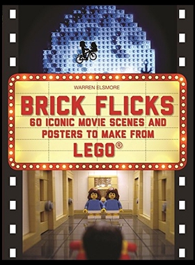 【预售】Brick Flicks: 60 Iconic Movie Scenes and Posters