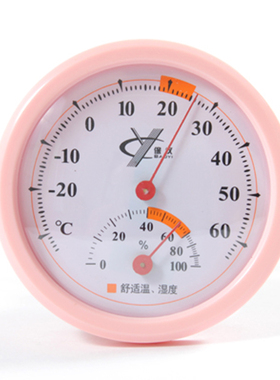 保仪牌TH108 升级版温湿度计小 室内外温度计 家用湿度计环保机芯