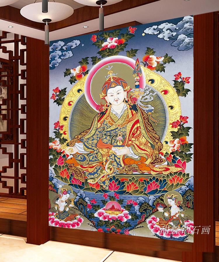 竖版十字绣客厅方钻满钻钻石画