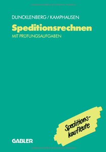 【预售】Speditionsrechnen Mit Prufungsaufgaben