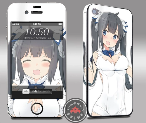 Apple iPhone 4/4S/5/5S наклейка на машину боли Loli God Hestia анимация/наклейка на боль пленка цветная наклейка