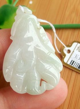 94071玉琳阁翡翠 实物拍图 缅甸玉天然A货翡翠玉佛瓜 佛手瓜吊坠