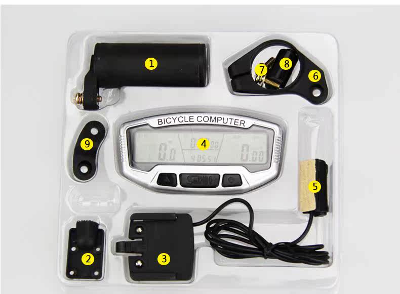 Compteur de vélo SUNDING - Ref 2420534 Image 1