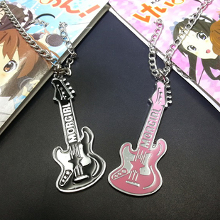 现货包邮 轻音少女平泽唯秋山澪他挂件 K-ON!乐器项链钥匙扣 礼物