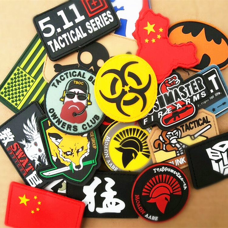 教官pvc魔术贴511博派山鹰帽章