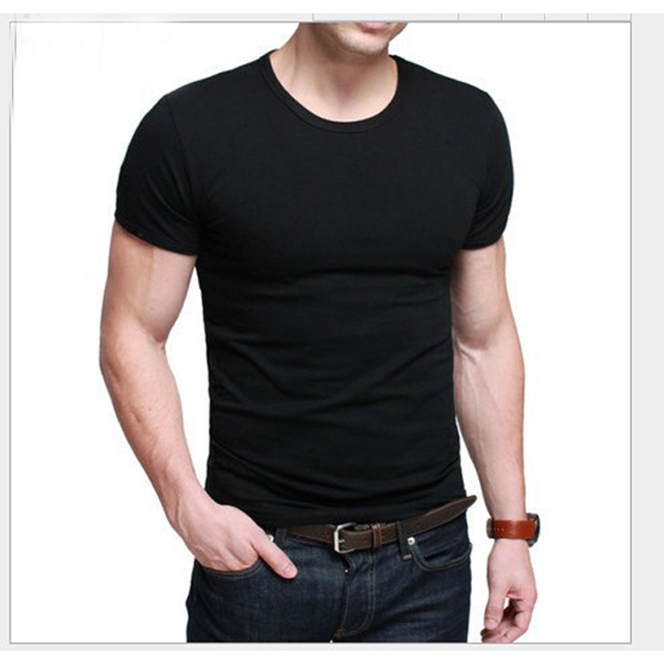 男春夏圆领短袖T恤莫代尔运动汗衫加肥加大码打底衫5XL6XL新品