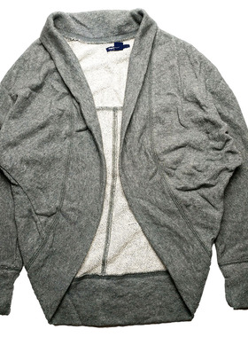 乐天BABY*OLD NAVY 8-10岁女童灰色针织开衫外套