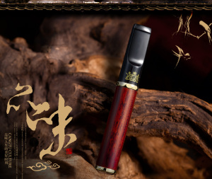 粗烟专用大船烟嘴花梨木可清洗