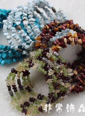 天然多圈手工水晶石女