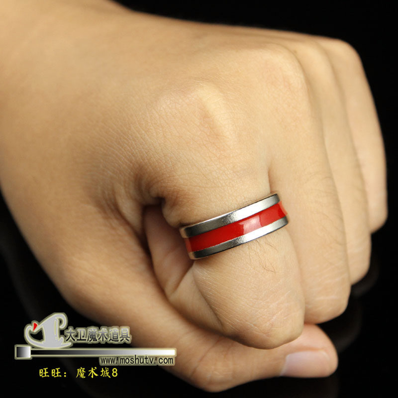 包邮 刘谦花纹磁戒 强磁铁魔术戒指 磁力戒指 魔术道具 泡妞神器