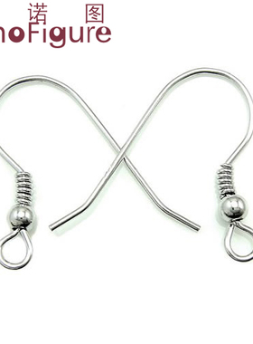 法诺图XDP005银配件耳钩925银珠耳钩 耳饰配件DIY耳环耳钉配饰品